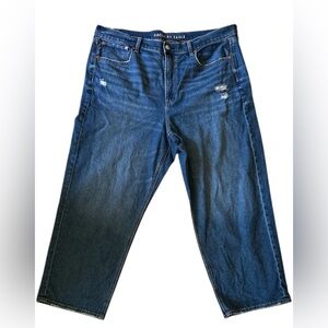 American Eagle Baggy Super High Rise Jeans 18S plus size